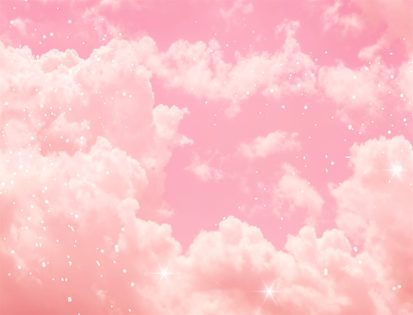 10x8ft Modern Romantic Pink Fantasy Sky Clouds Photo Background Studio Props