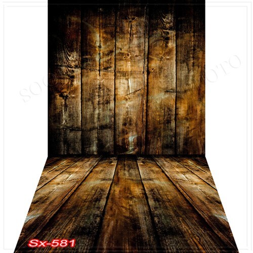 10’x20′ CP Wood floor Scenic Photo Microfiber Fabric background backdrop SX581
