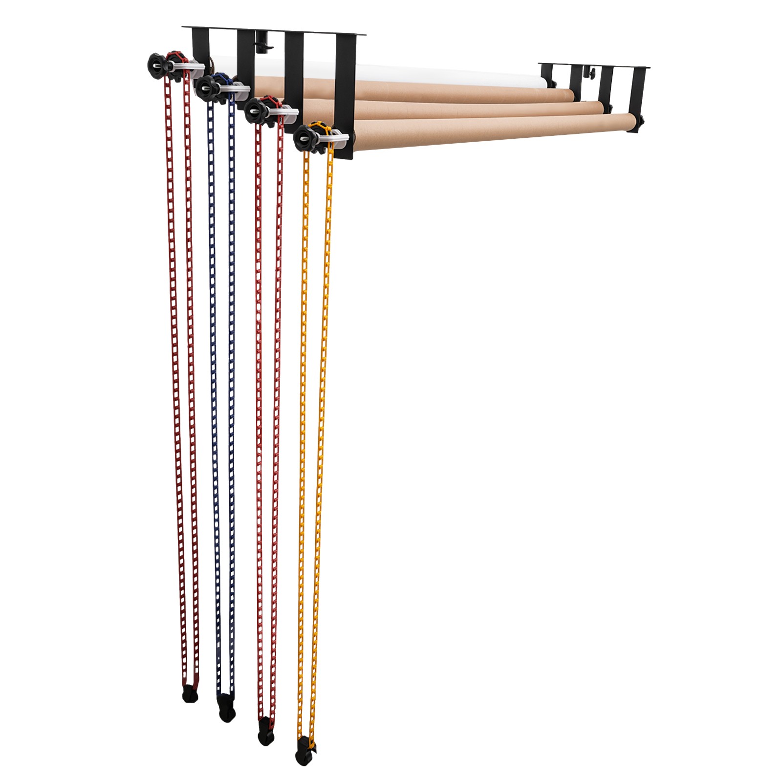 Photography 4 Roller Backdrop Wall Mount Manual Background Roller Support System