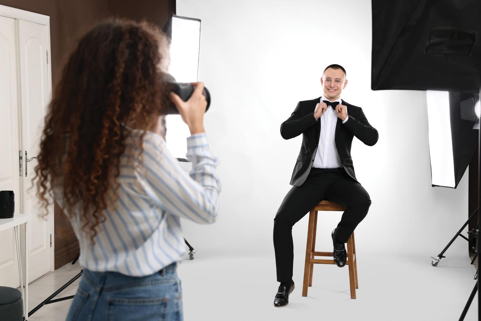 Denny Mfg – Seamless Paper Backdrop for Photoshoot with Free Gaffer Tape – Tr…