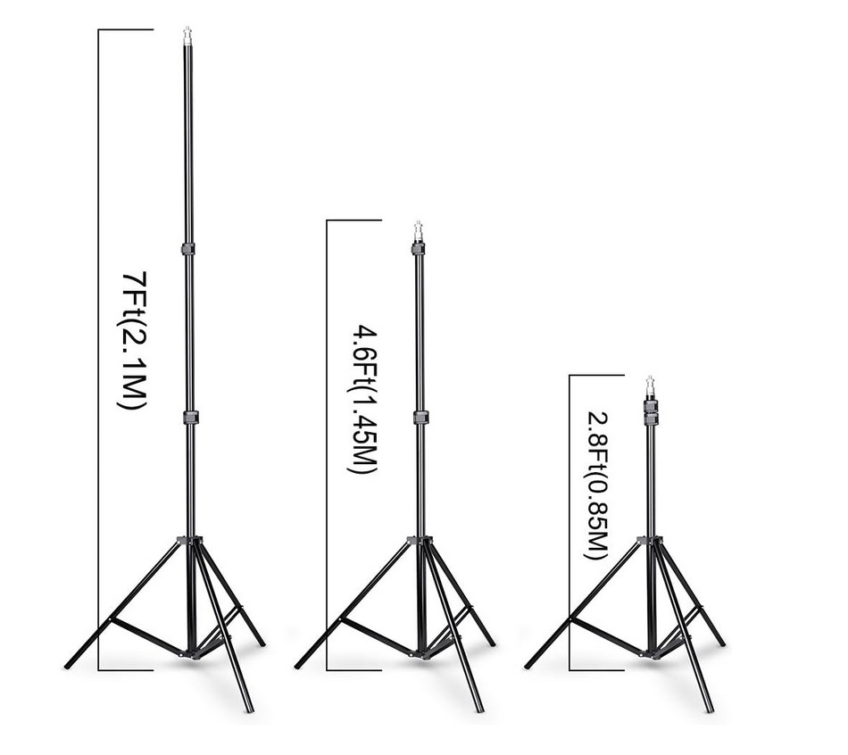 Photo Video Studio 10x7ft Adjustable Backdrop Support System Clamps & Carry Bag