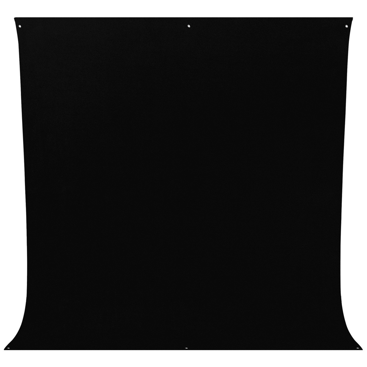 Westcott 9×10′ Wrinkle Resistant Cotton Background, Rich Black
