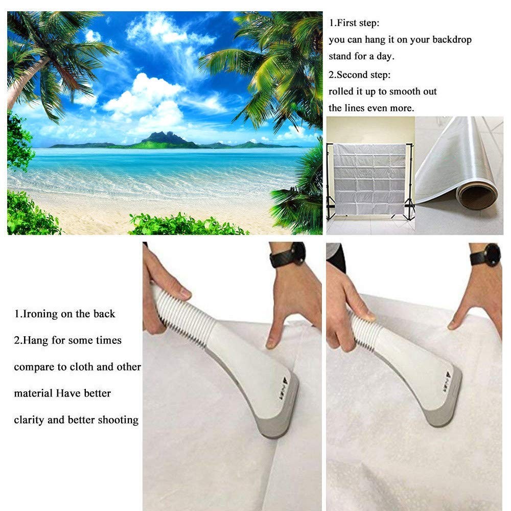 Summer Tropical Beac Photography Backdrops for Hawaii Luau Theme Pool Party
