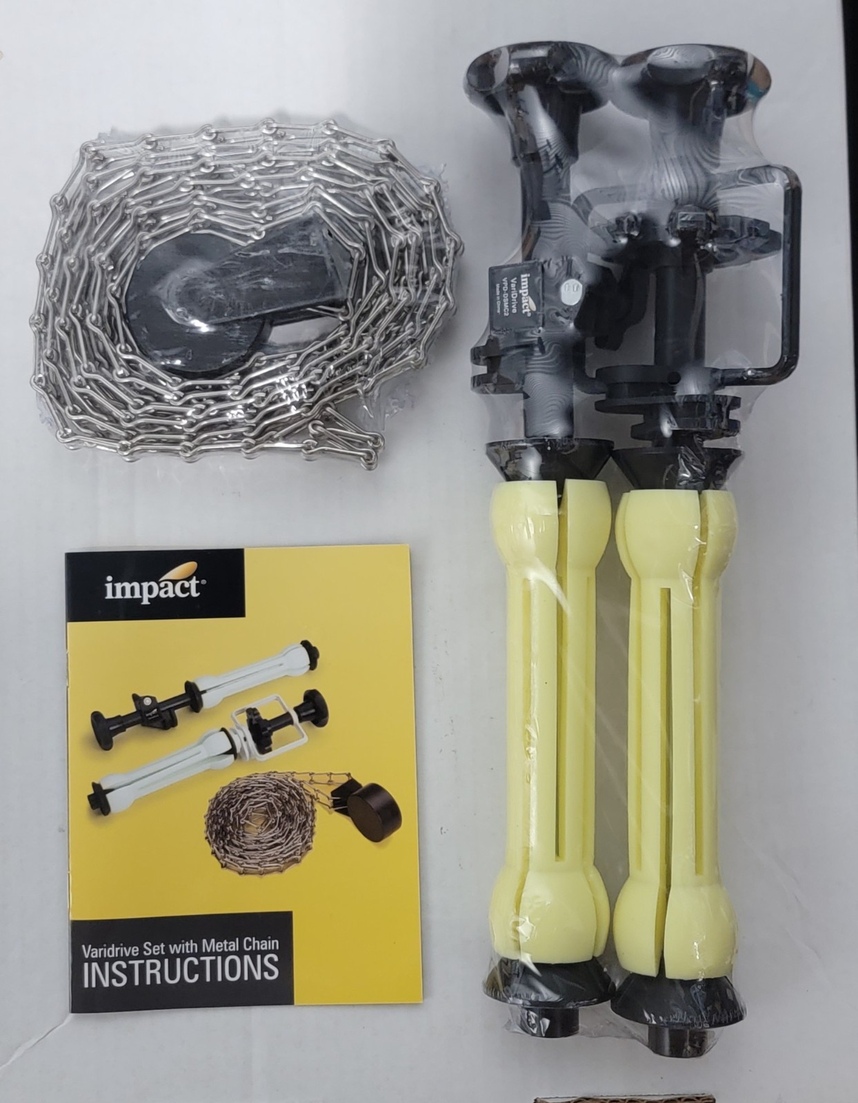 Impact Varidrive Drive with Metal Chain Retractable Backdrop Support System
