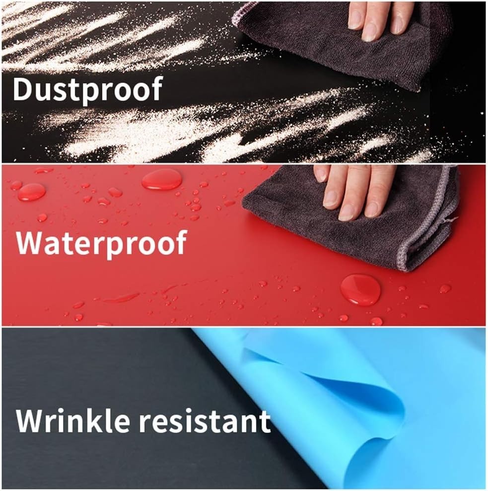 Meking 20×39 Inch PVC Backdrop, 2-Pack Waterproof Matte Photography Background