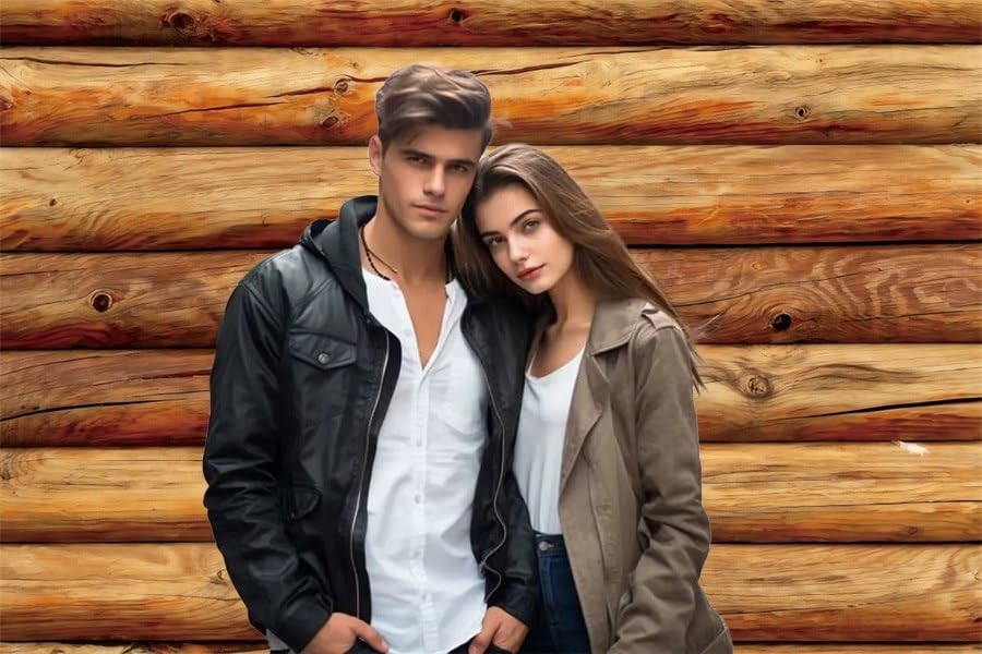 7x5ft Wooden Backdrop Brown Rustic Wood Photography Cabin Log Texture Party
