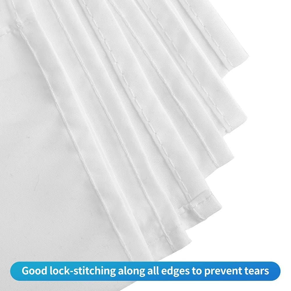 10×12 ft White Photography Backdrop, Seamless Studio Background