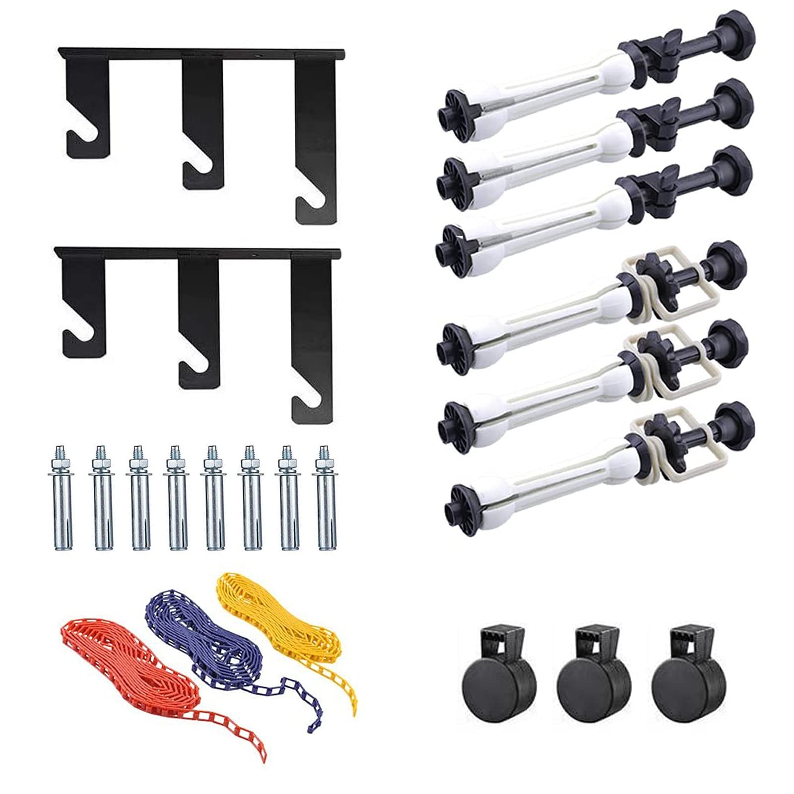 Photography Backdrop Wall Mount 3 Roller Support System, Manual Photo Backgro…