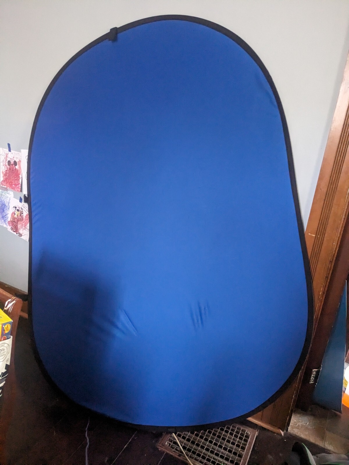 Selens 5X 6.5ft Portable Grey Screen Backdrop Double-Sided 2-in-1 Blue Screen