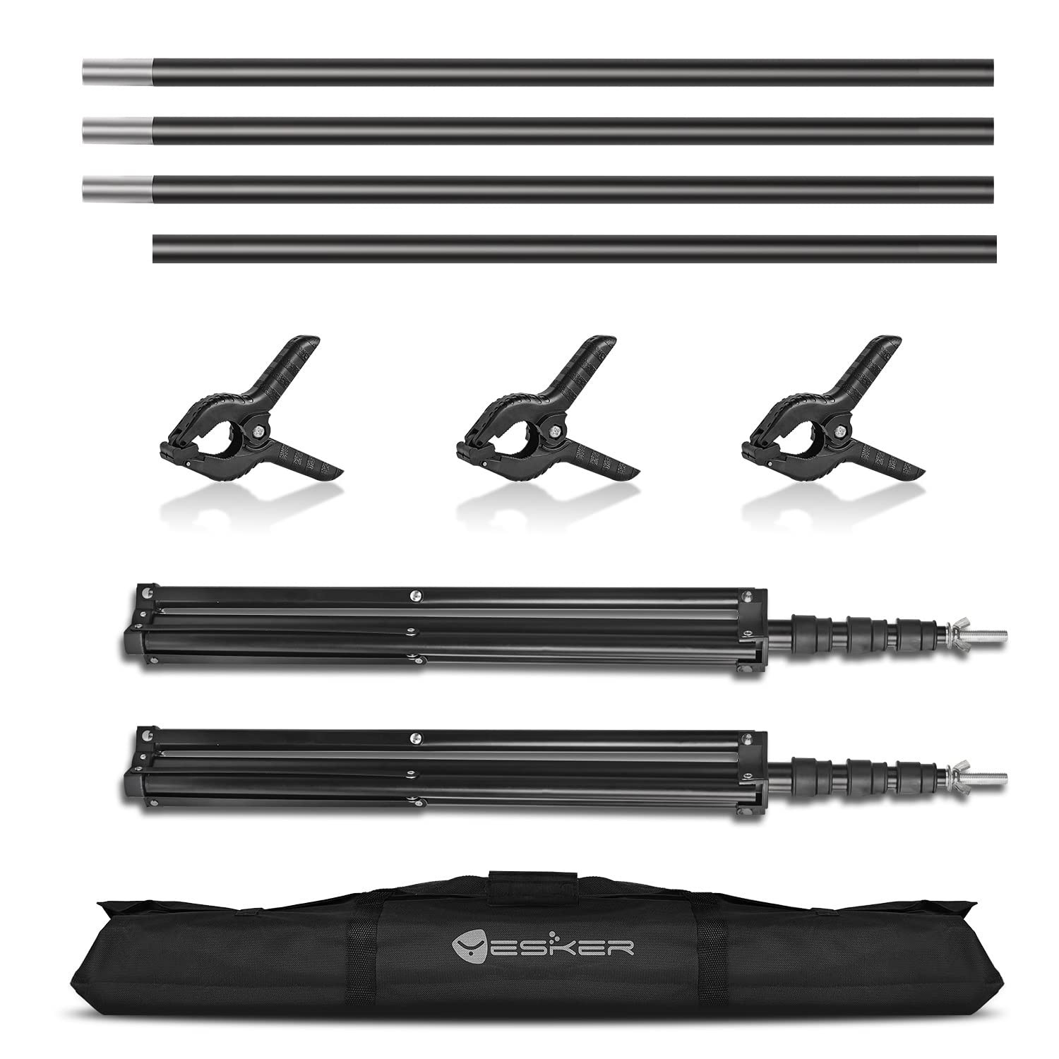 8.5X10ft Background Stand Backdrop Support System Kit Photo Video Studio Adju…