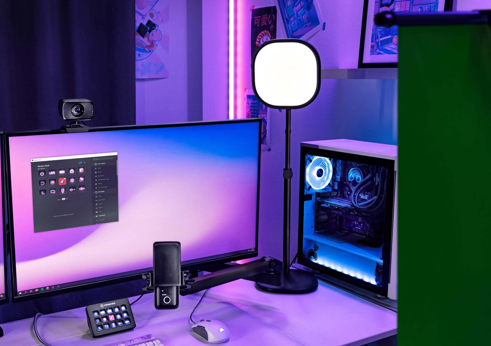 Elgato Key Light Air, Professional LED Panel With 1400 Lumens 10LAB9901