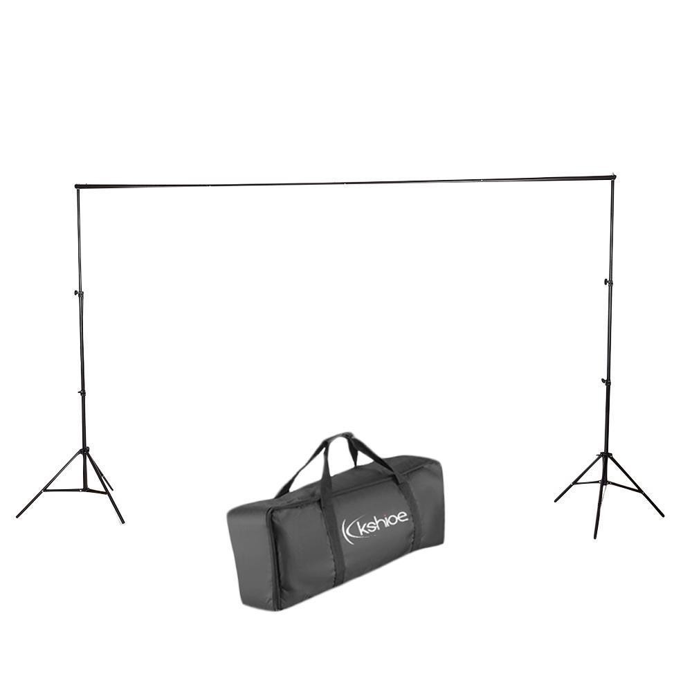 Adjustable Studo Backdrop Stand Kit Background Support System Tripod Kit w/Case
