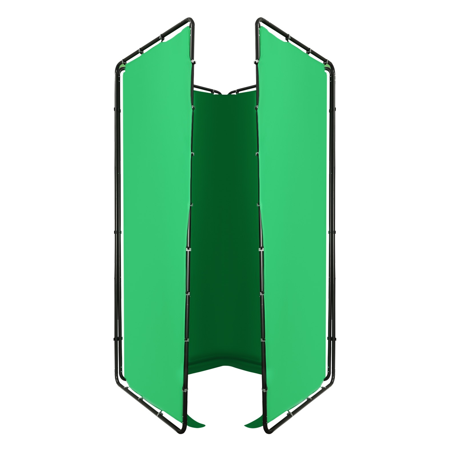12.73*7.55ft Photography Backdrop Stand Kit with Green Cloth For Photo Studio