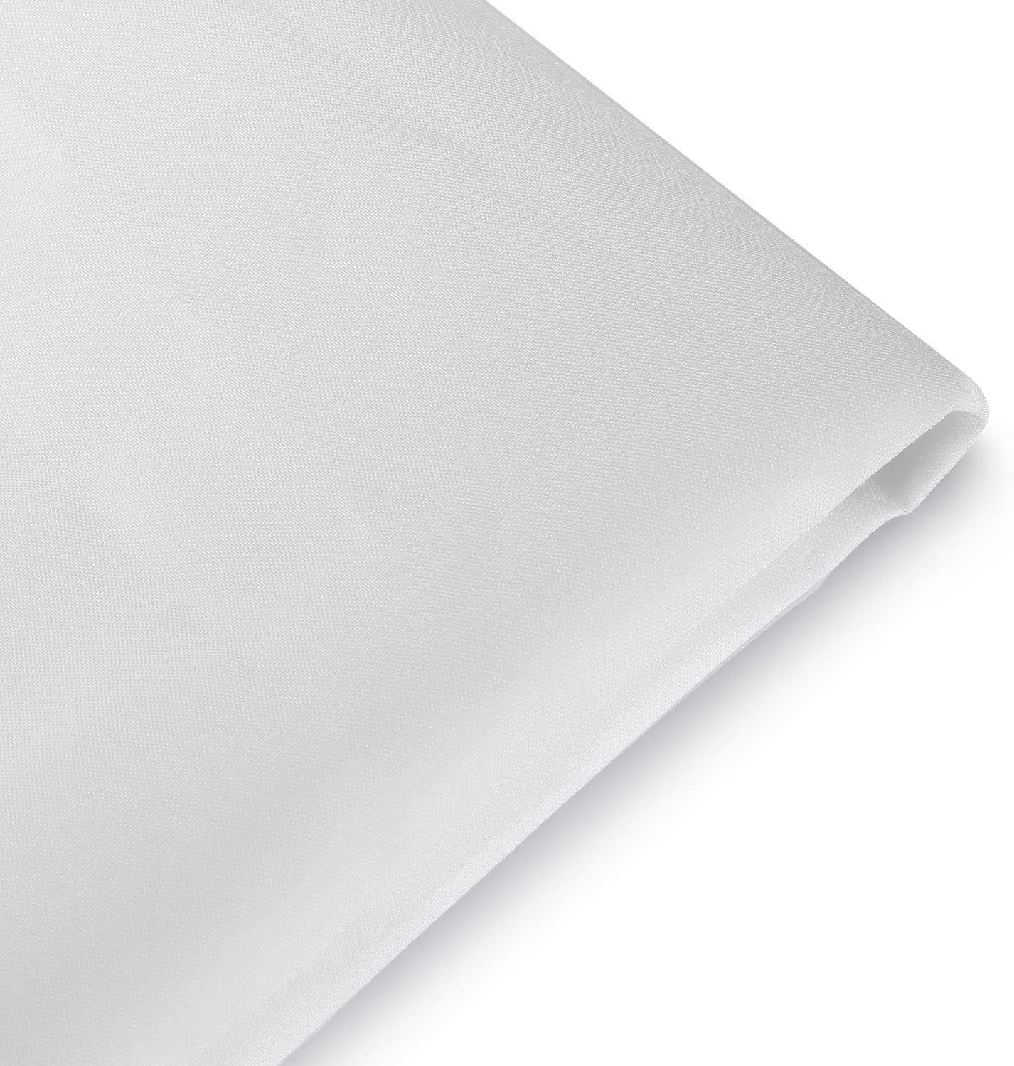 12X5 Feet/3.6X1.5 Meters Polyester White Seamless Diffusion Fabric.