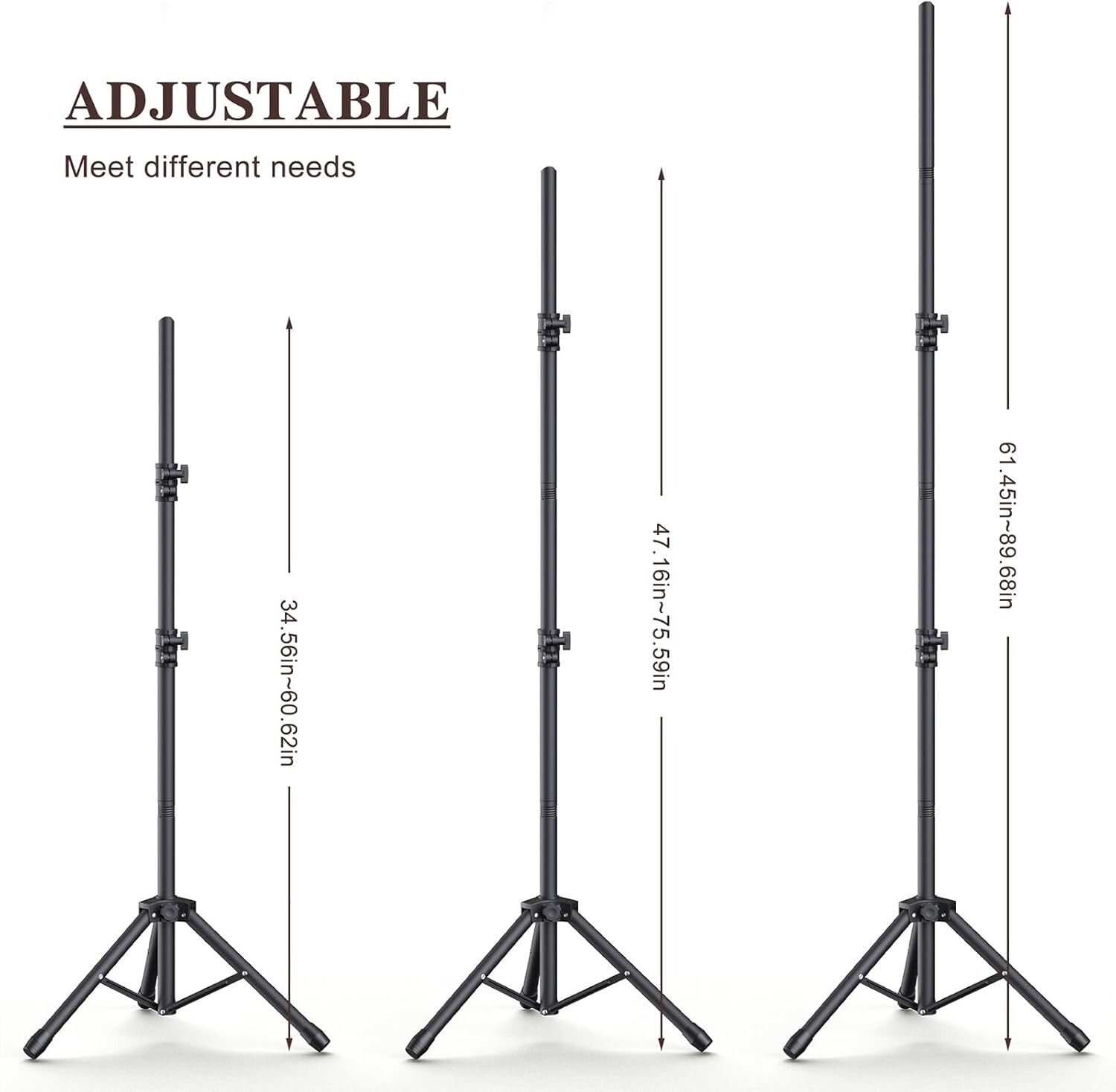 10×7.5Ft Adjustable Heavy-Duty Backdrop Stand Kit with Clamps for Photographers