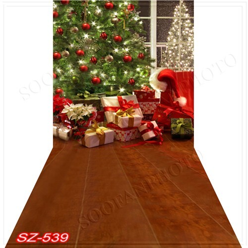 10’x20′ CP Christmas Season Scenic Microfiber Fabric background backdrop SZ539
