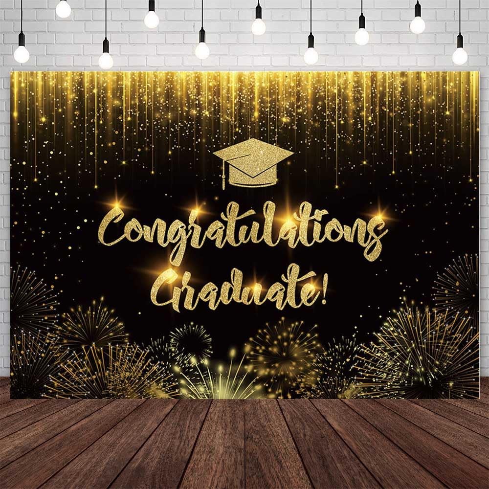 7x5ft Congratulation Graduate Backdrop Congrats Class of 2026 Graduation Photogr