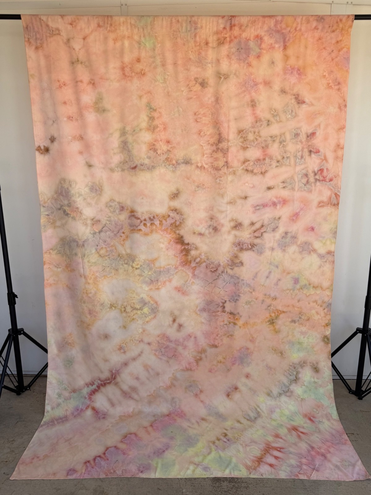6×9 ft Pink Yellow Backdrop Abstract Photography Background Premium Polyester