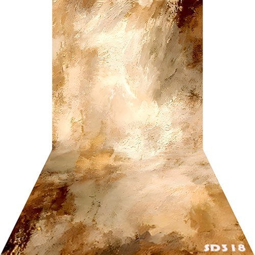 10’x20’Brown Abstract Texture Scenic Microfiber Fabric background backdrop SD318