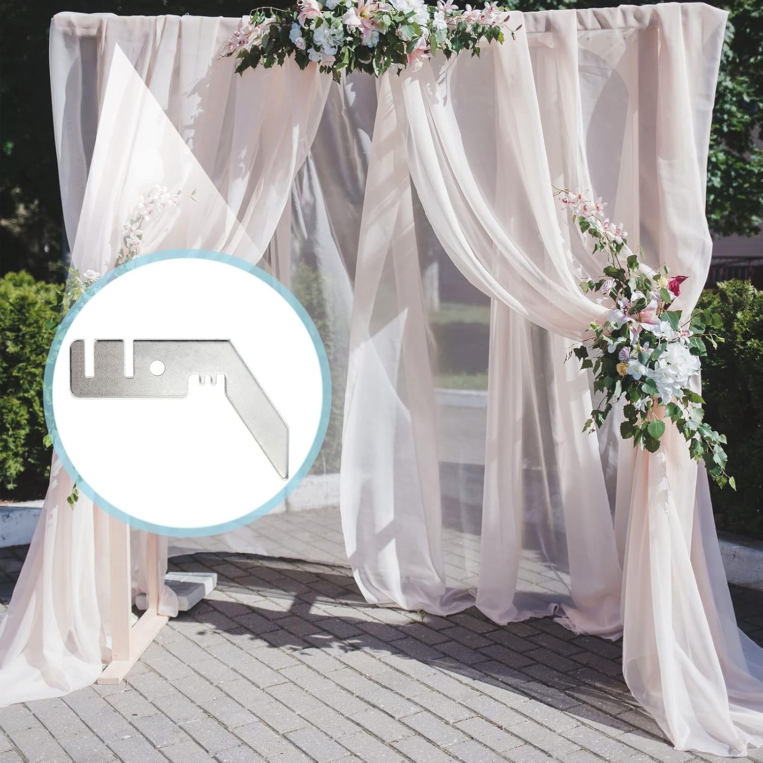 Hanger Wedding Valance Hanger for Backdrop, Pipe