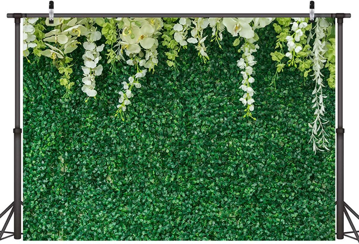 Fondo De Vegetacion De 7X5 Pies Con Flores, Fondo De Fotografia De Flores Bl…