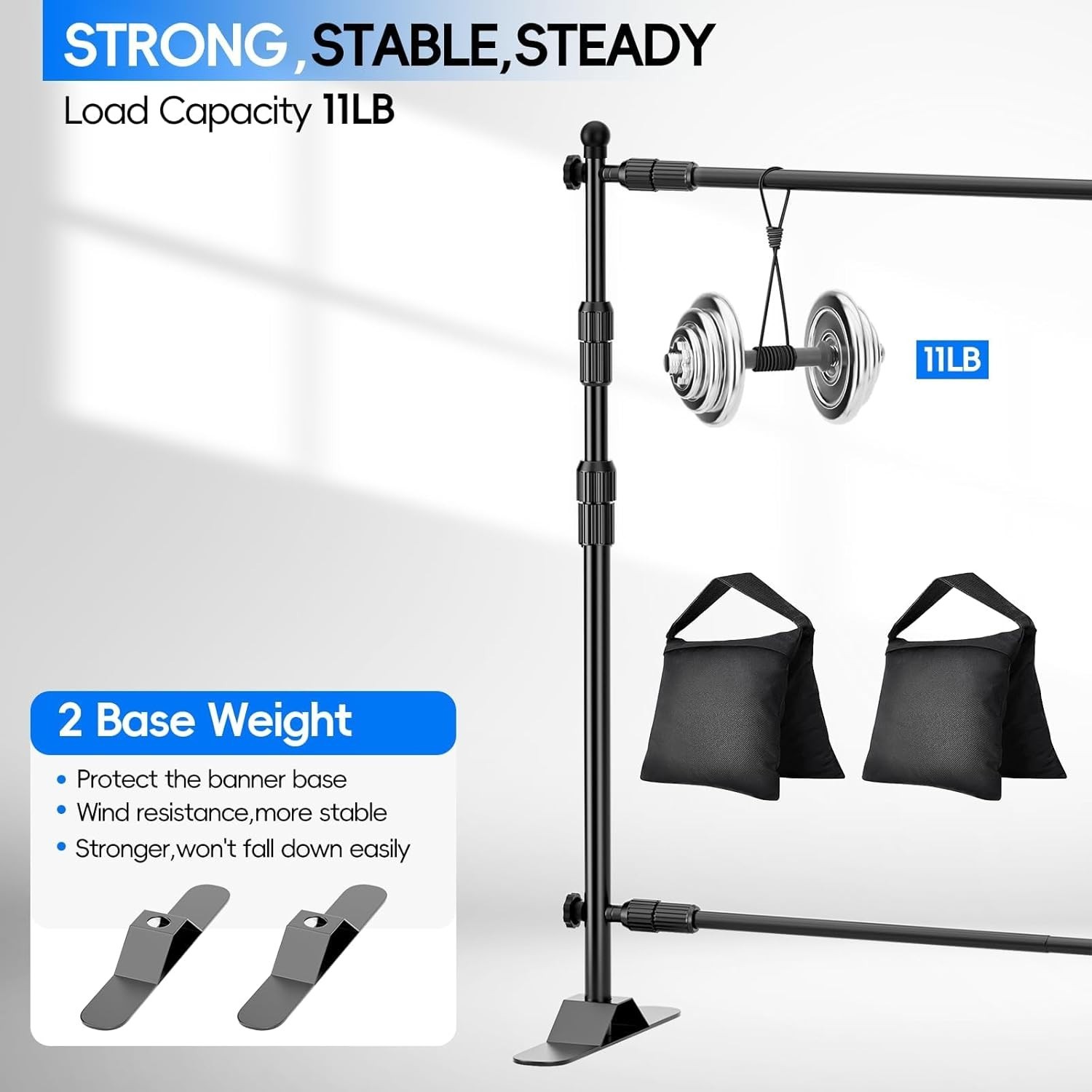 Professional Photography Booth Stand – Aluminum Construction