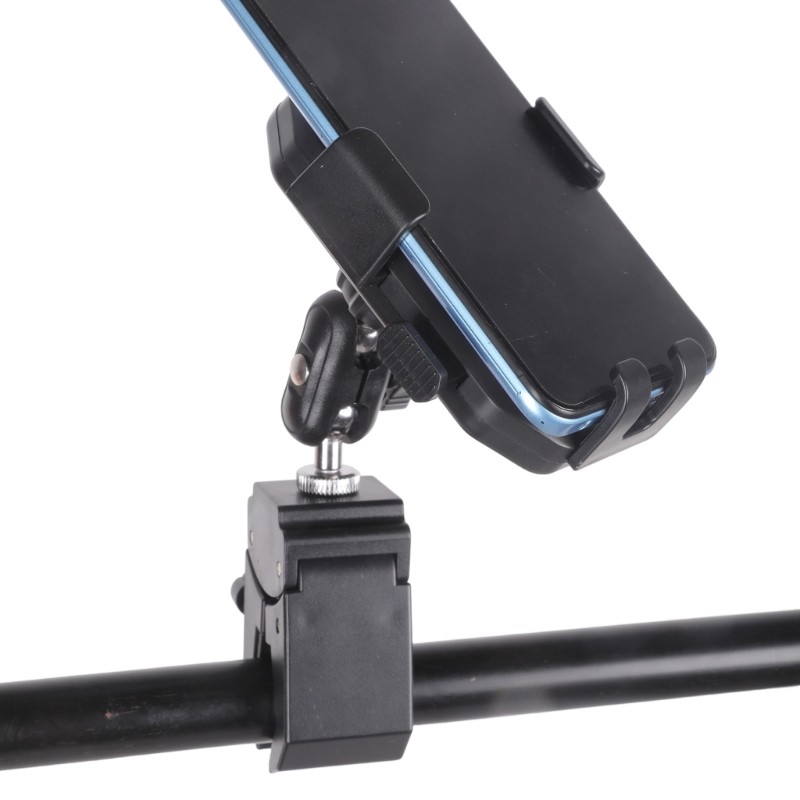 Universal Adjustable Phone Holder with Super Clamp for Bike Motorcycle Gym