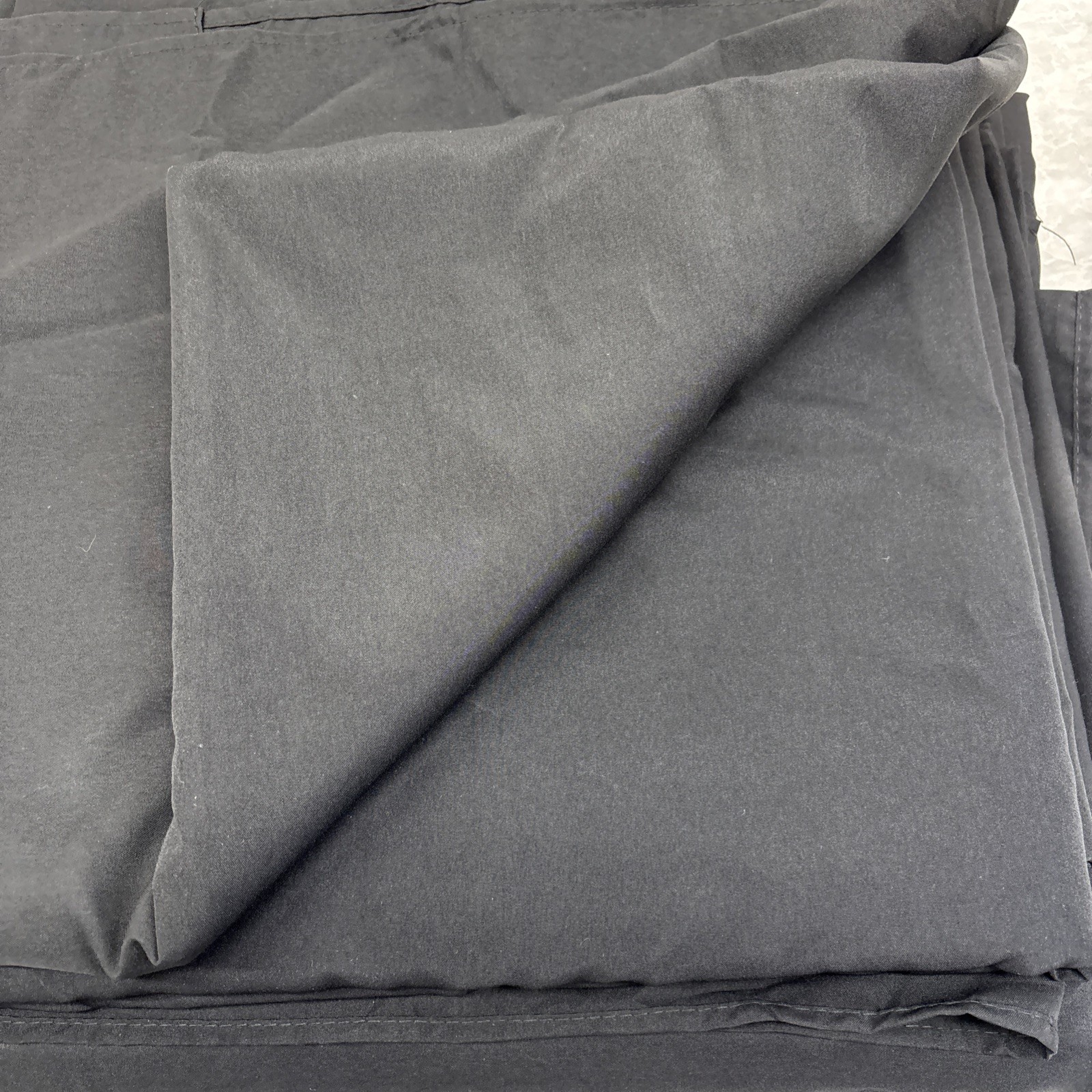 Black Backdrop Curtains 8 Panels 5ft x 10ft Polyester Photo Drapes