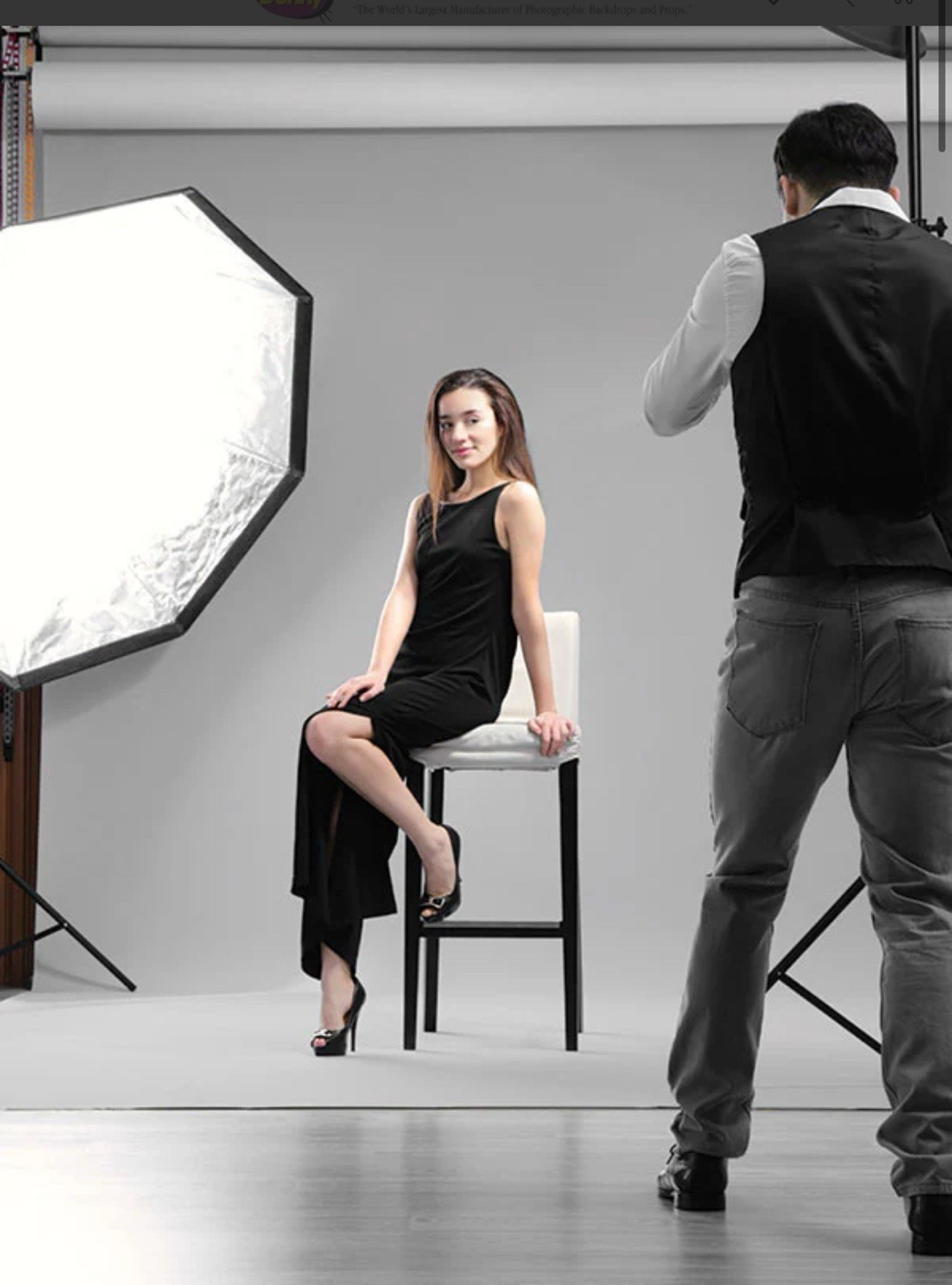 Oyster Gray Seamless Paper Backdrop 107 X36ft Studio Photo + Tape Background New