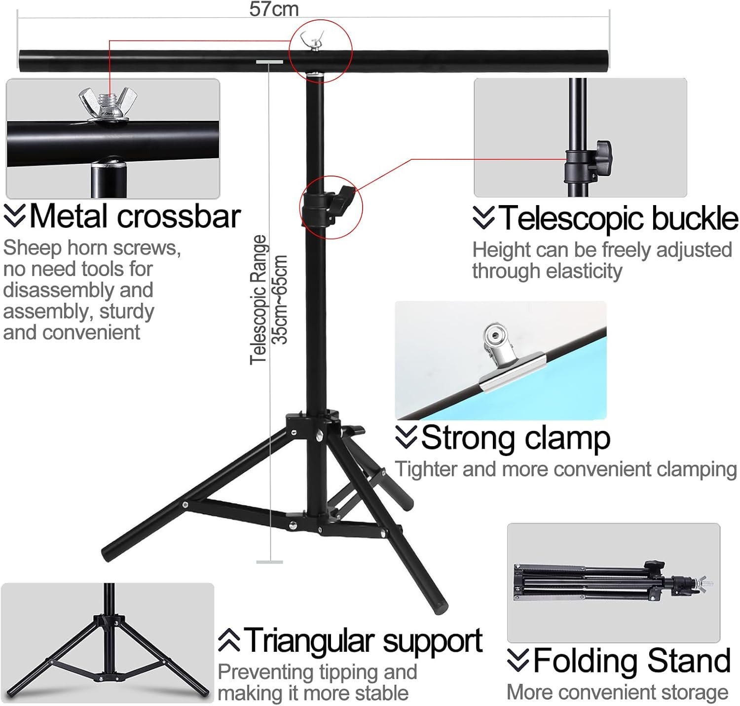 7PCS 14Patterns Product Photography Backdrops with Stand: Flat Lay Seamless