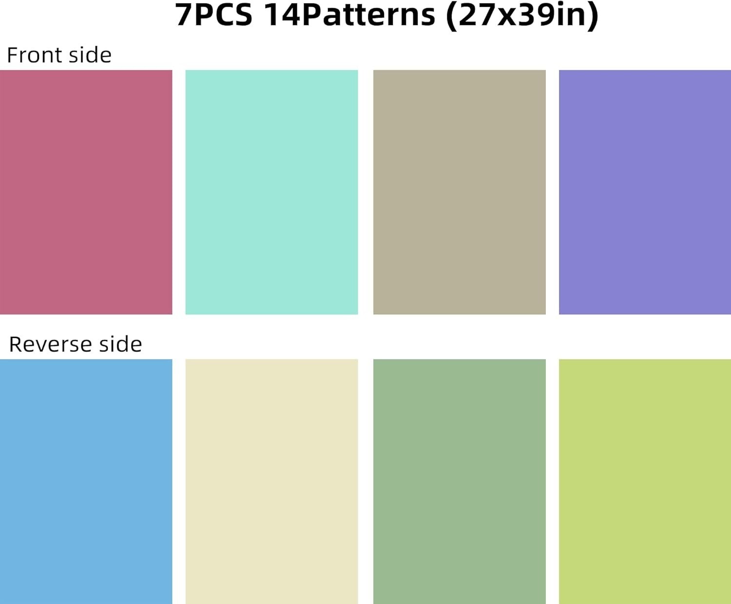 39x27in Product Photography Backdrops With Stand 7 PCS 14 Patterns Reusable Flat