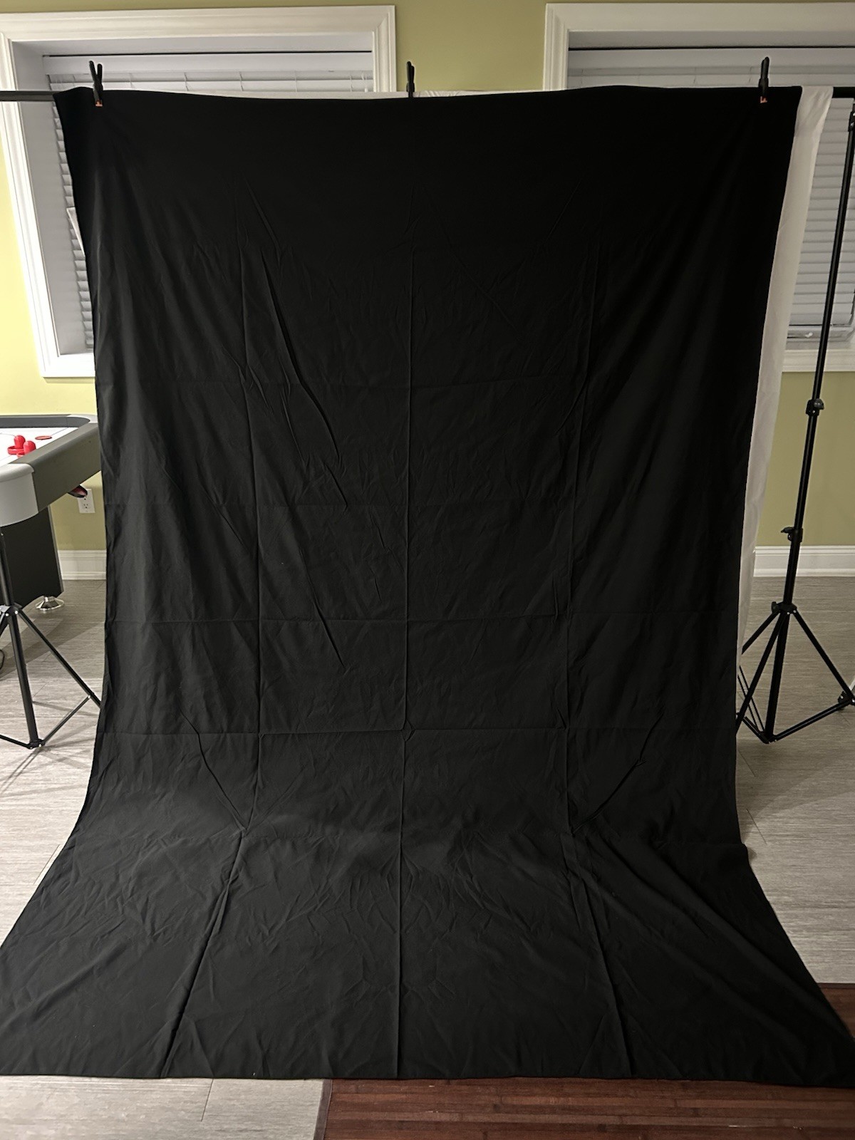 black green screen sheet