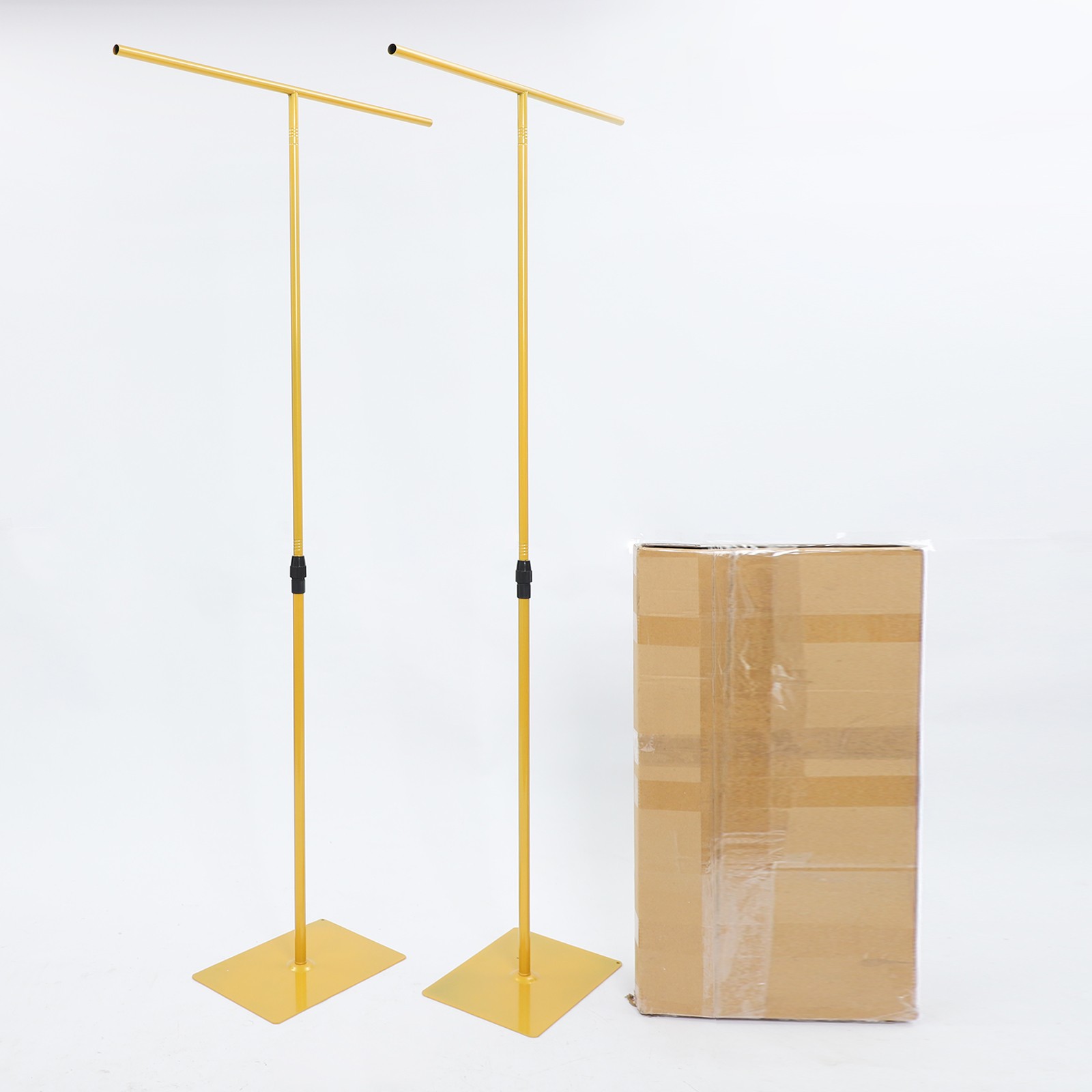 Backdrop Stands For Wedding 2 PCS Adjustable Height Backdrop Stands 80-240cm