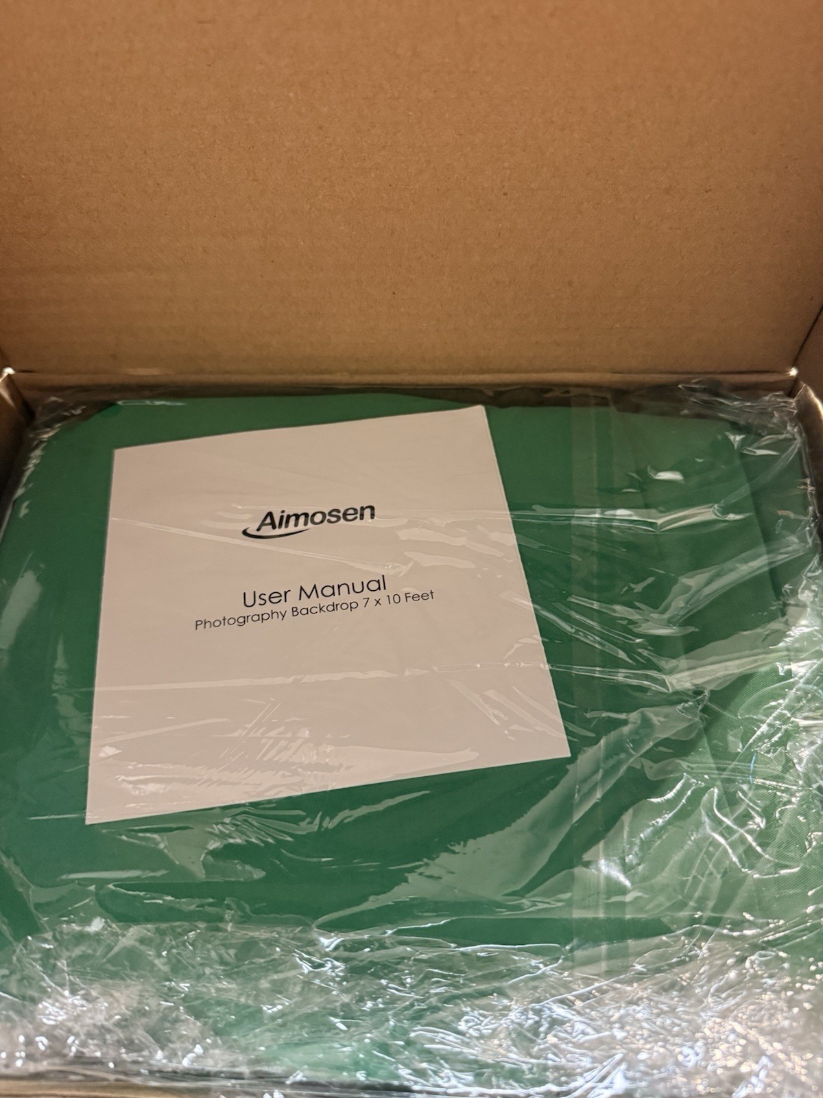 Aimosen 10’x7′ Green Photography Backdrop NIB