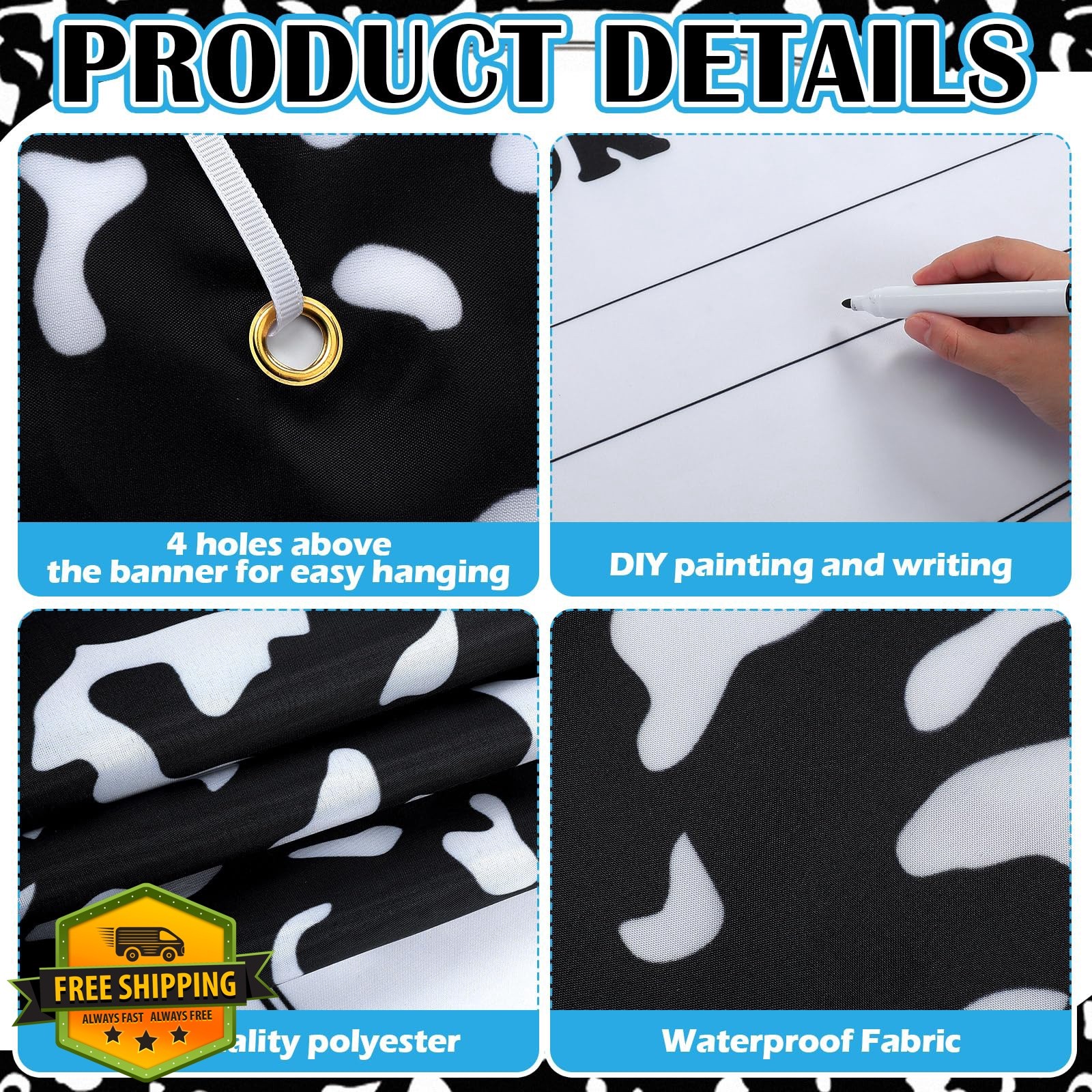 Hahafelt 6.6×4.4ft Backdrop Composition Notebook Classroom Decor