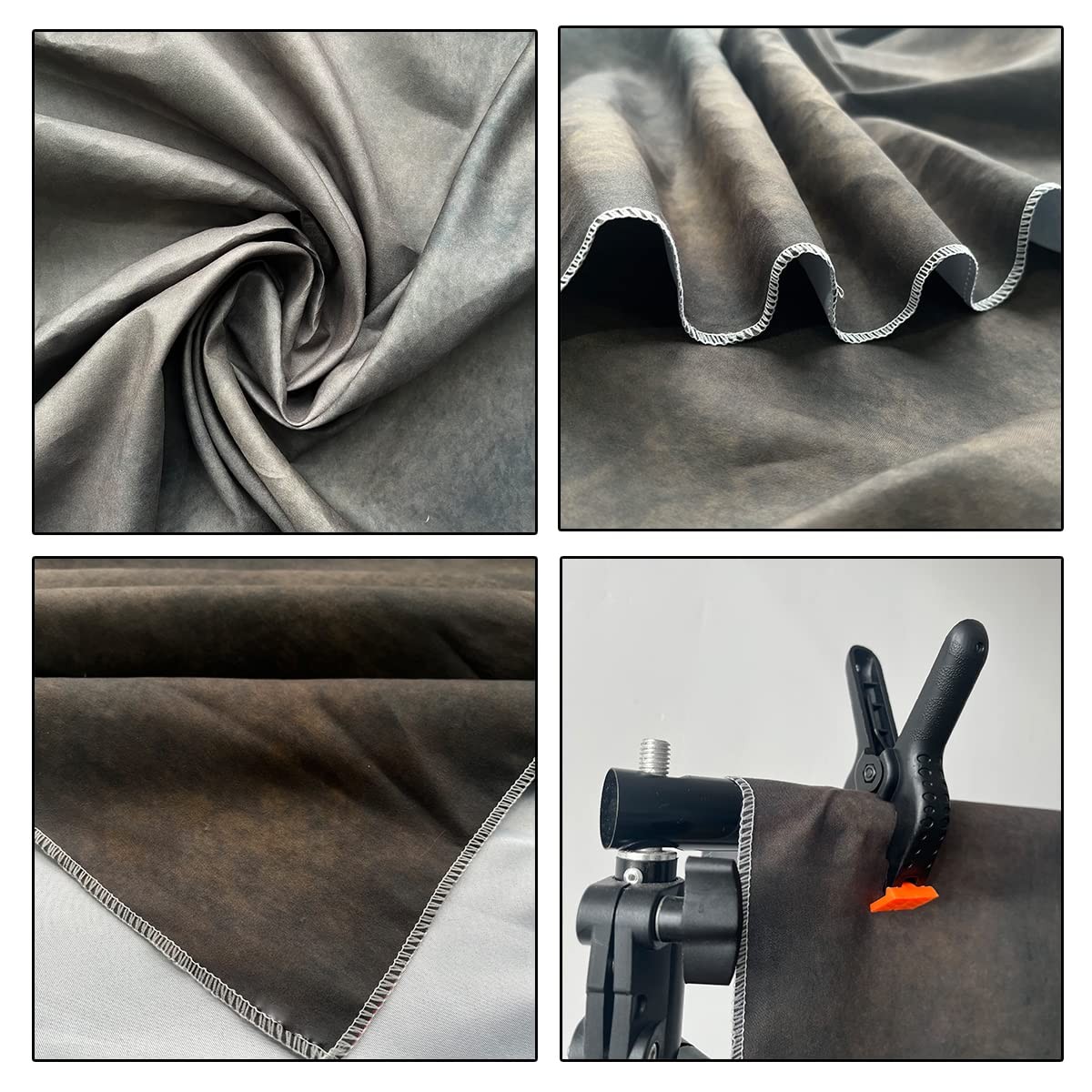 5x7ft Dark Brown Mottled Texture Photography Backdrop for 5x7ft, TT-S0312