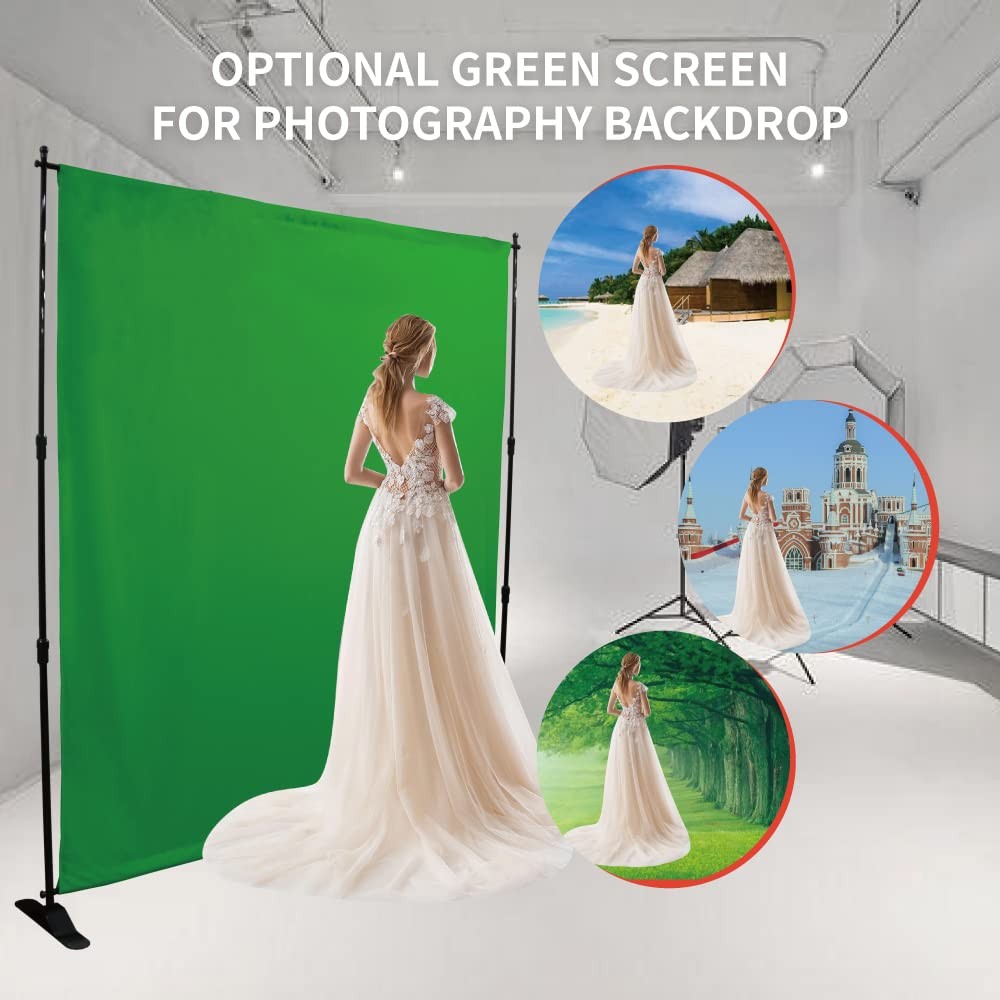 10 X 8 Ft Backdrop Banner Stand Step and Repeat Display Stand Adjustable Phot…