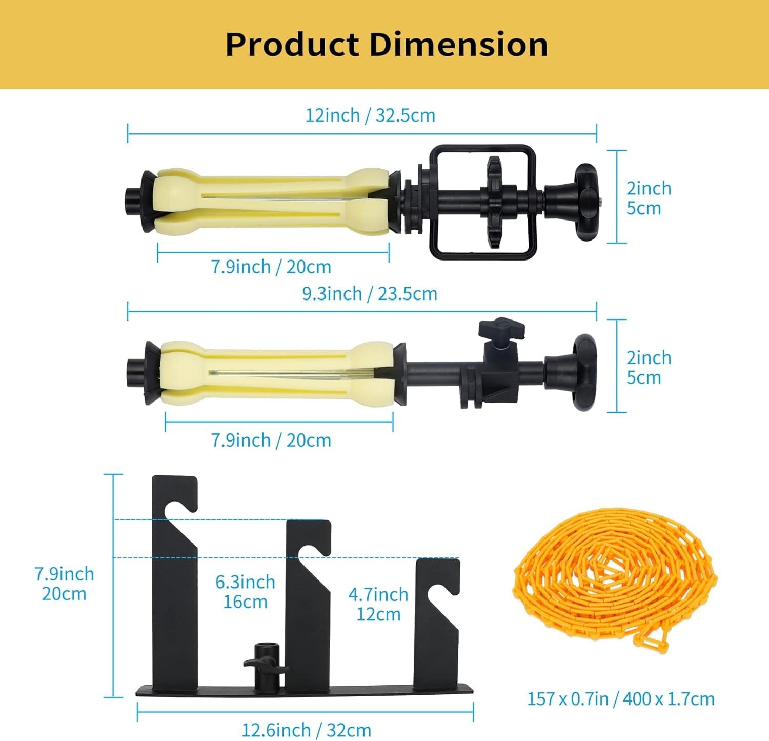 3 Roller Photography Backdrop Background Support Wall Mount Manual Pull Down …