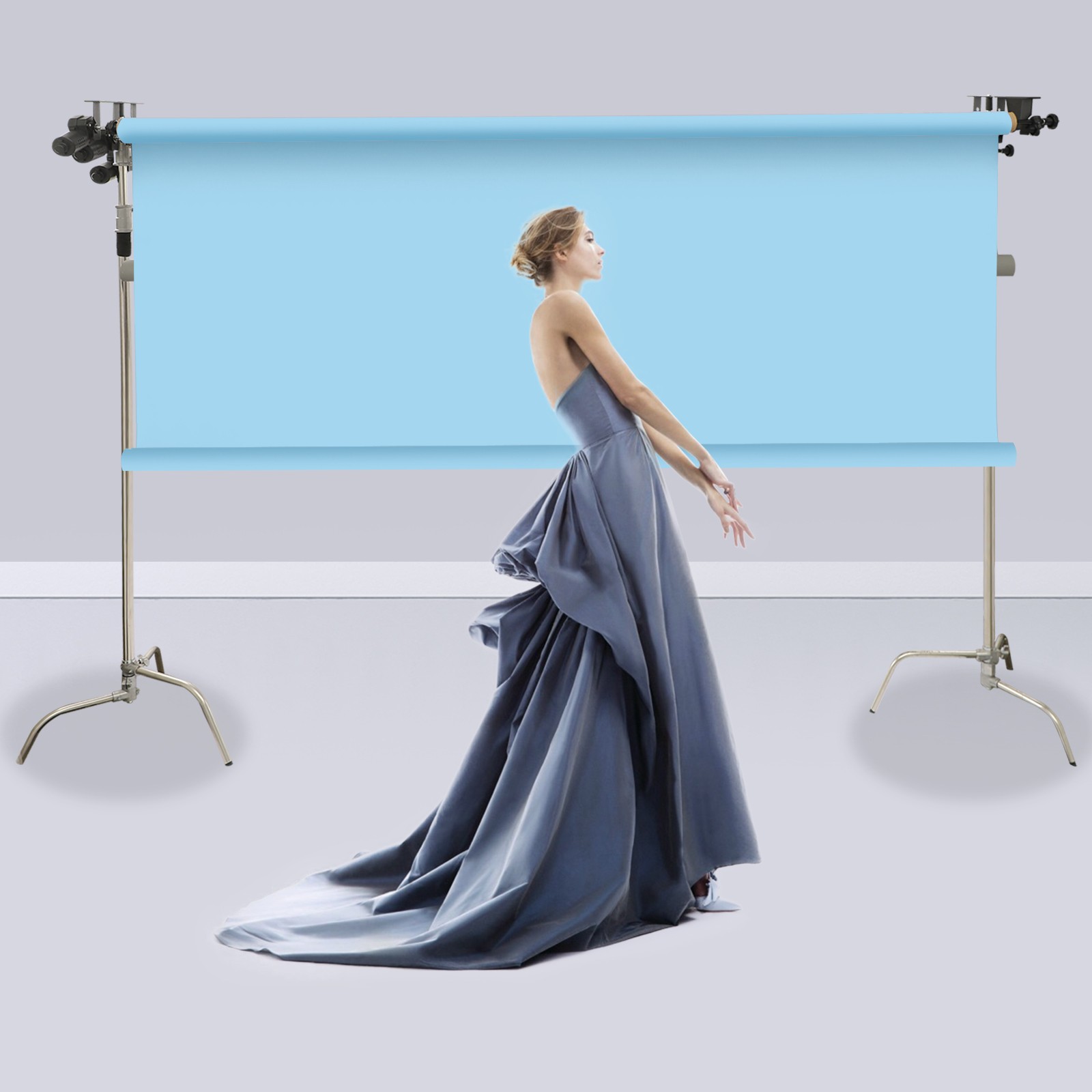 Photography Backdrop Roller System Motorized Electric Background Support System