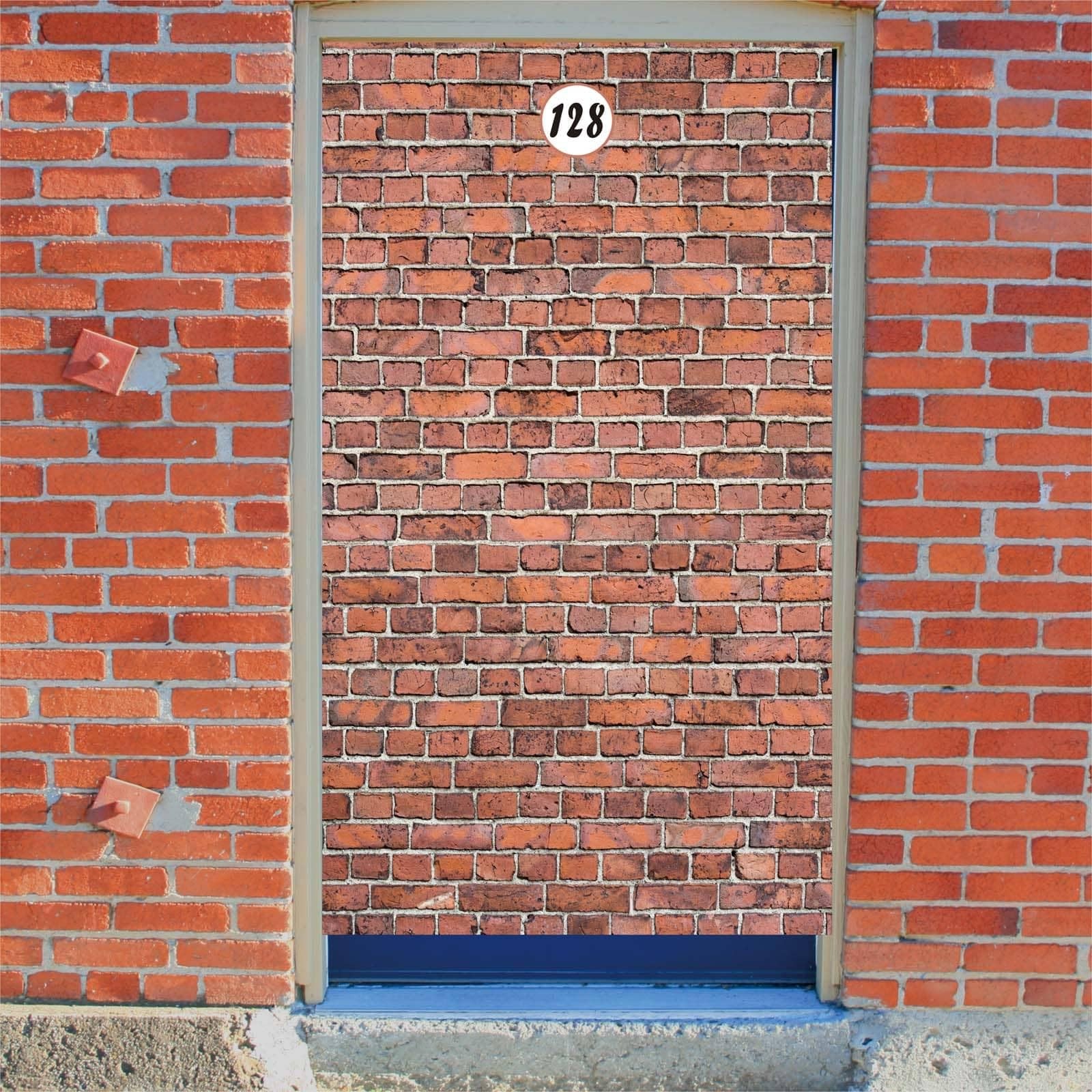 Brick Wall Backdrop,78.7″x 49.2″ Inch Door Curtain, Wizard Party Supplies, Ha