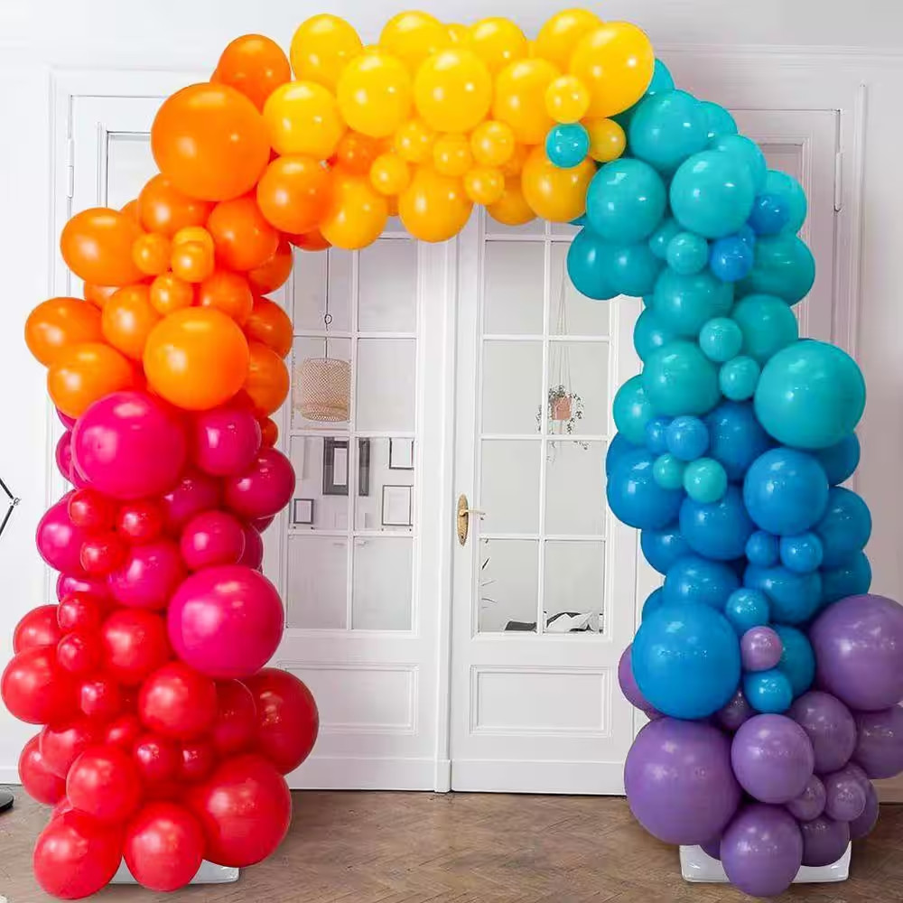 2.87 In. X 8.82 In. X 16.26 In. Metal Arbor Adjustable Balloon Arch Stand Kit 10
