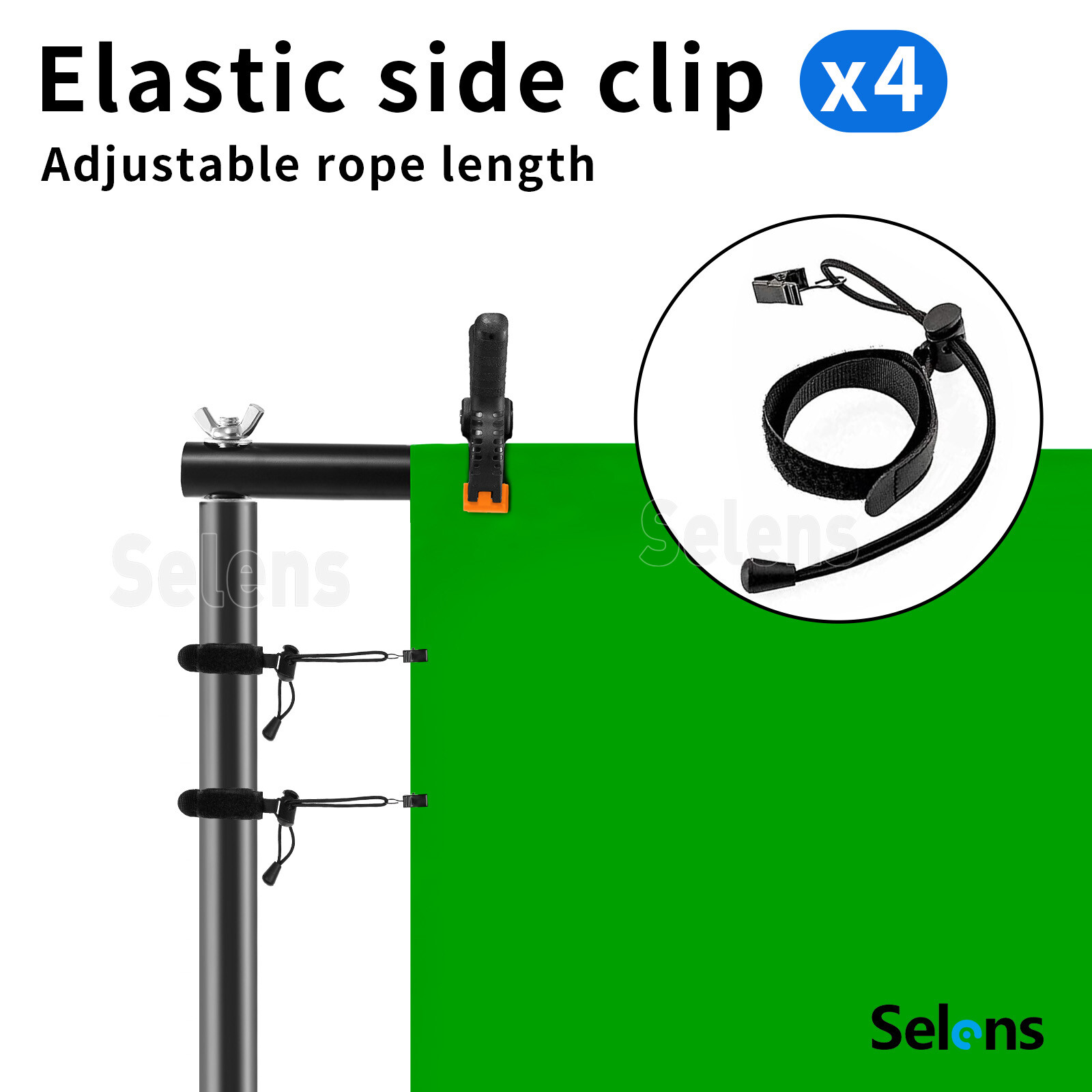 10×10ft Backdrop Stand Kit Large Photography Background Studio Adjustable Banner