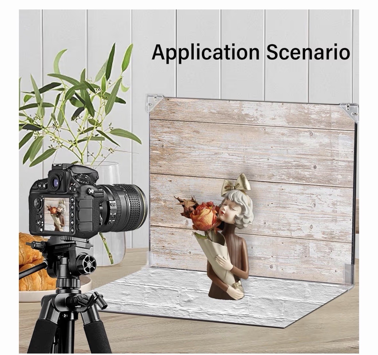 7Pcs 14Patterns Table Photo Backdrop Board Small product photograph 16.5×11.5in