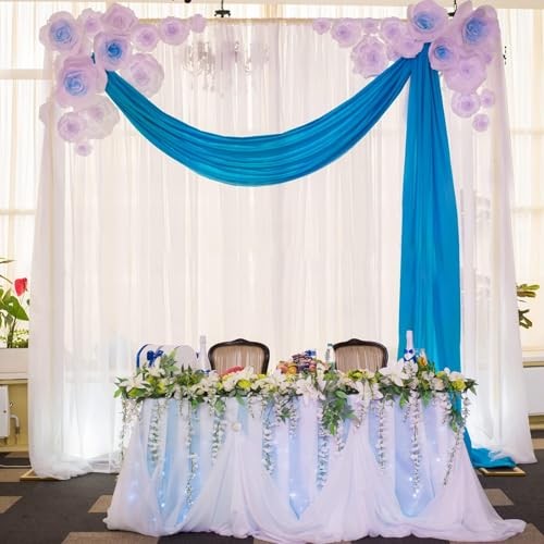 10×10 Gold Backdrop Stand Heavy Duty Pipe Wedding Decor
