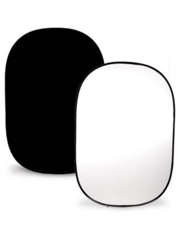 Chromakey Black Chromakey White Collapsible Backdrop Collapsible Reversible Back