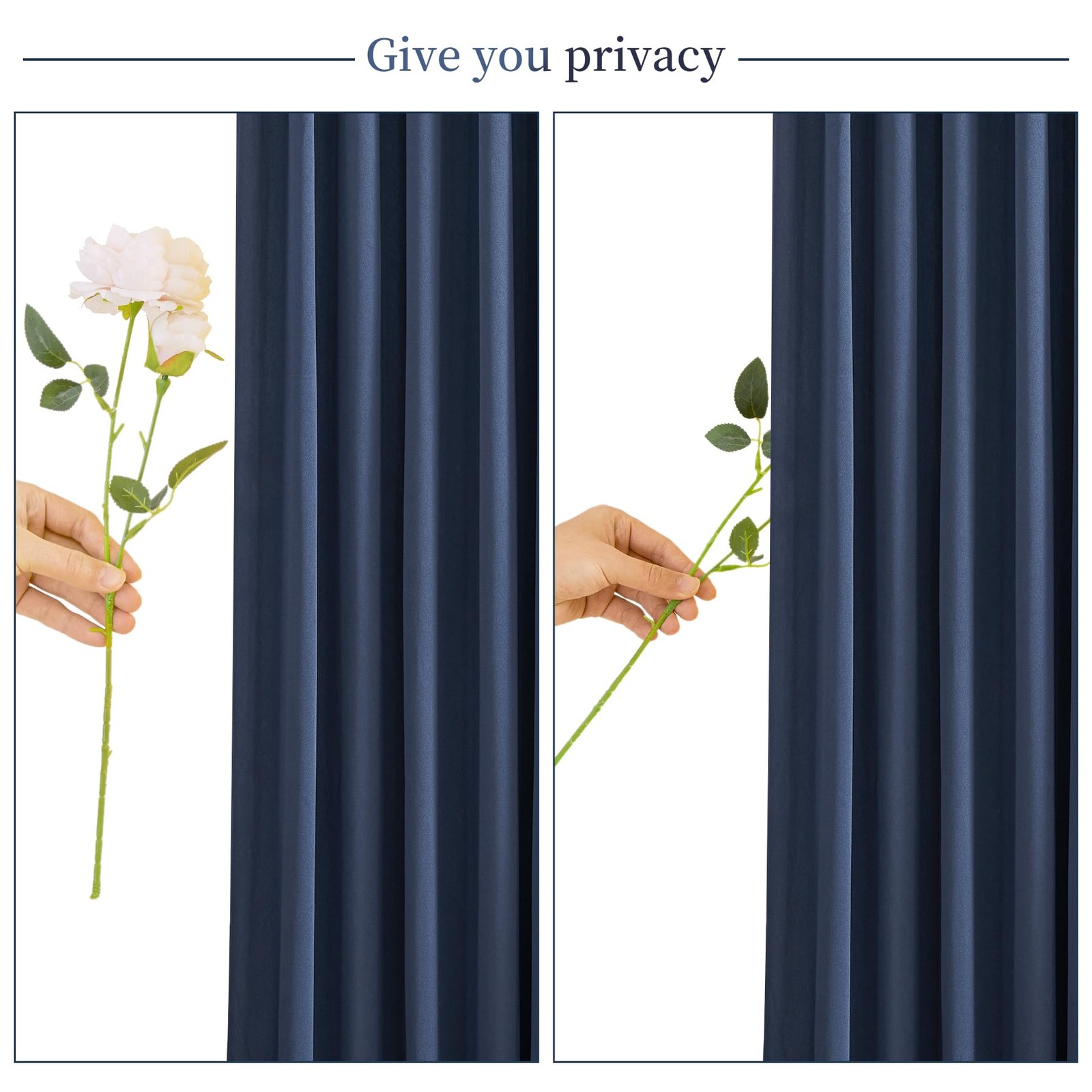 10×10 Ft Navy Blue Backdrop Curtain Wrinkle Free Photo Background Drape Panel