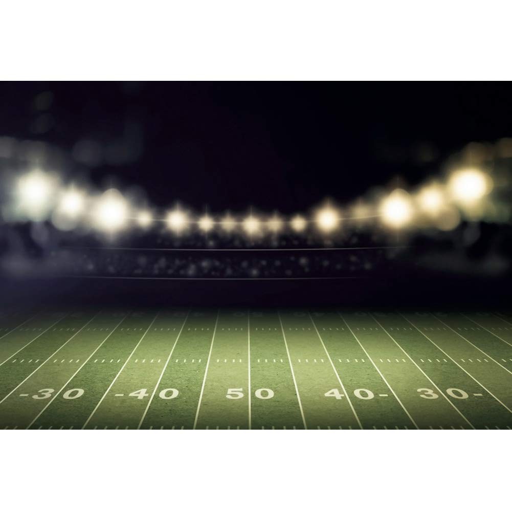 10×8 Ft Fabric Football Stadium Backdrop Kids Theme Birthday Game Day Decor