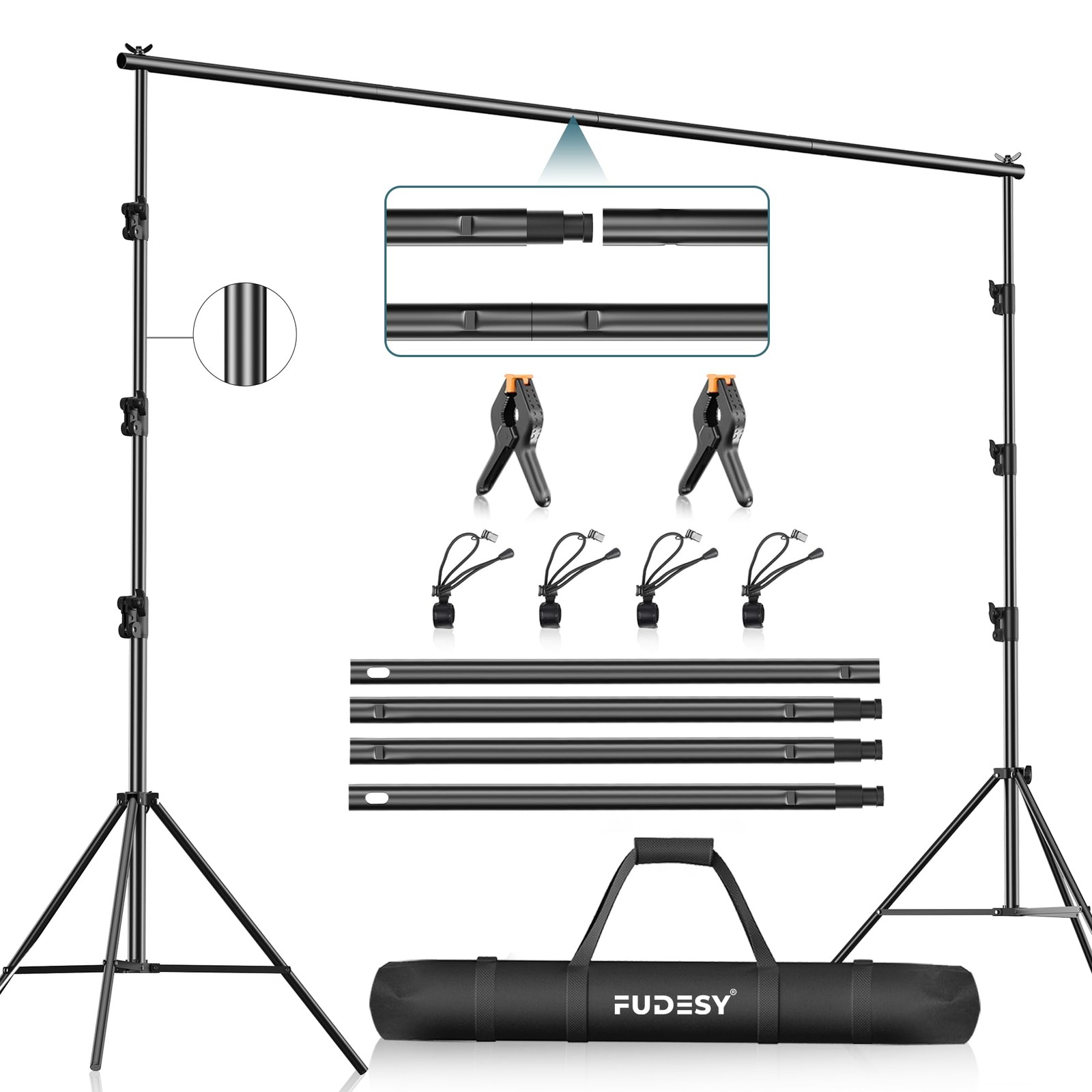 Photo Video Studio 10 x 10Ft Heavy Duty Adjustable Backdrop Stand,Background …