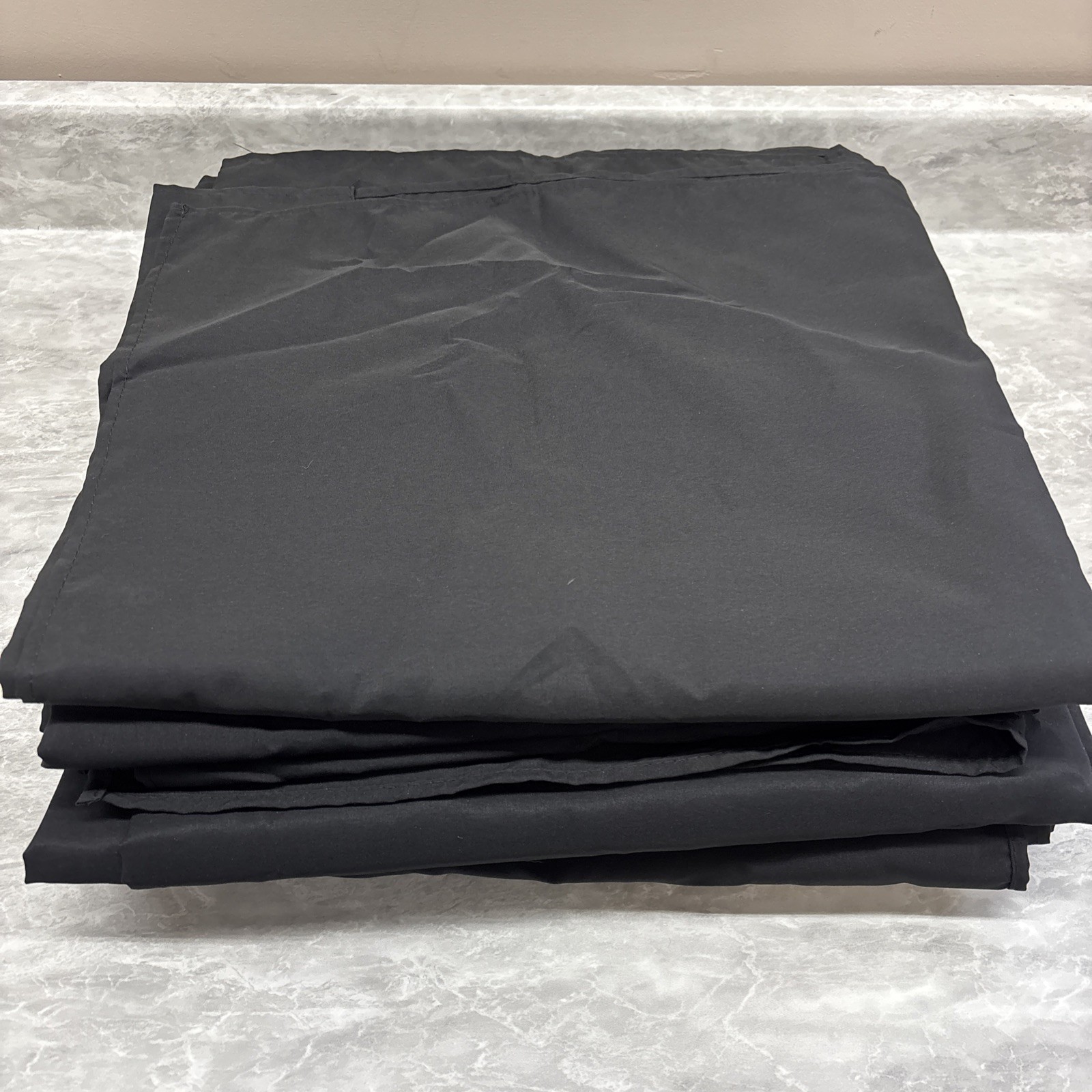 Black Backdrop Curtains 8 Panels 5ft x 10ft Polyester Photo Drapes
