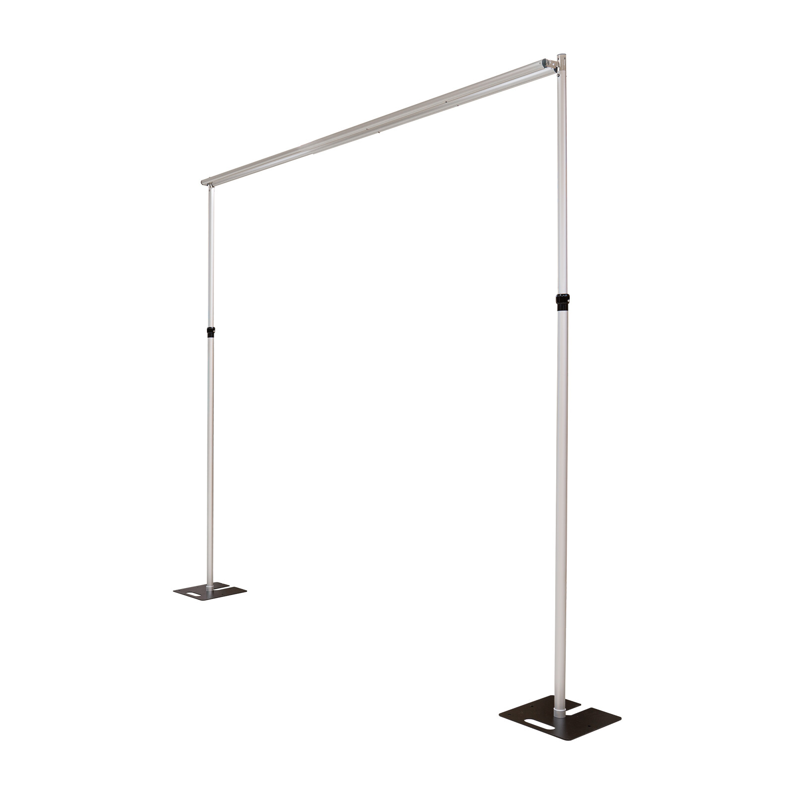 Backdrop Stand Double Rod Adjustable Background Stand Background Holder W/2 Base